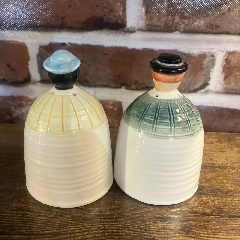 Little Headed Ladies Pier 1 Salt and Pepper Shakers
